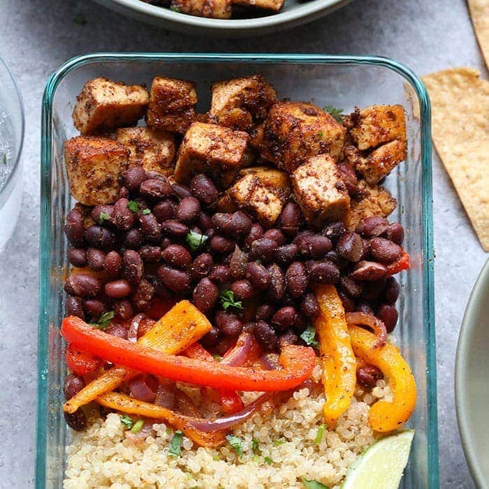 High-Protein Sheet Pan Tofu Burrito Bowls: Affordable & Delicious Meal Prep